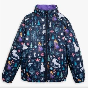 Girls frozen puffer jacket